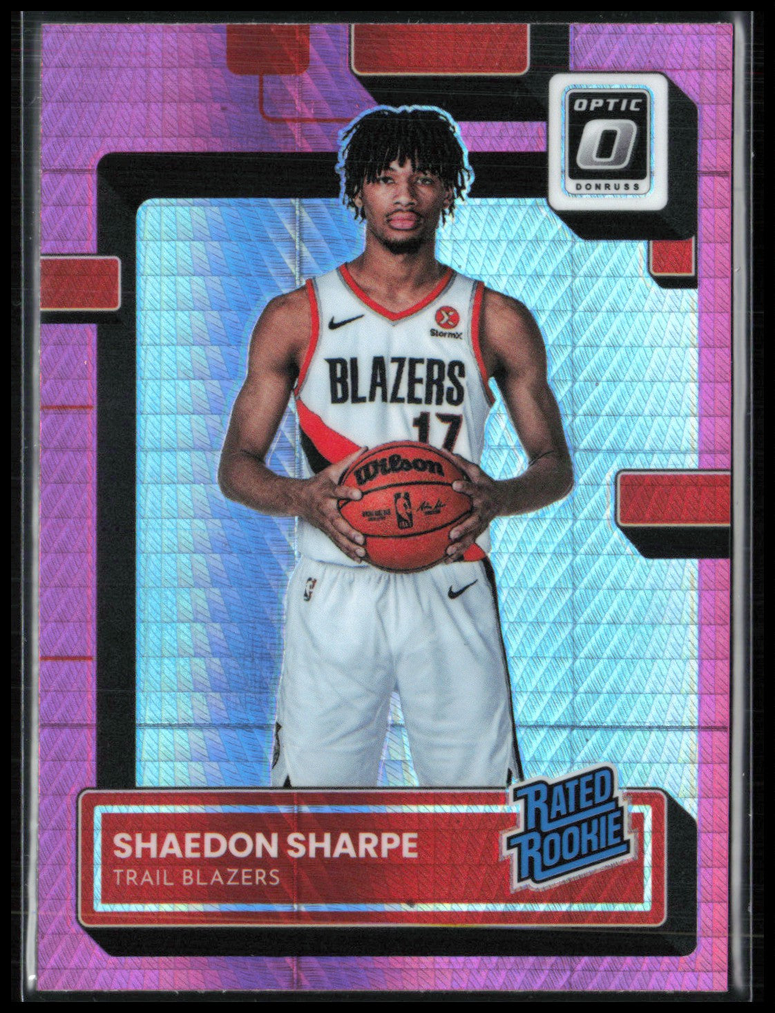 Shaedon Sharpe RC Pink Hyper