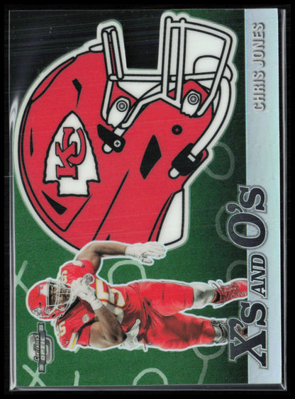 Chris Jones X's and O's Die-Cut 2023 Contenders Optic