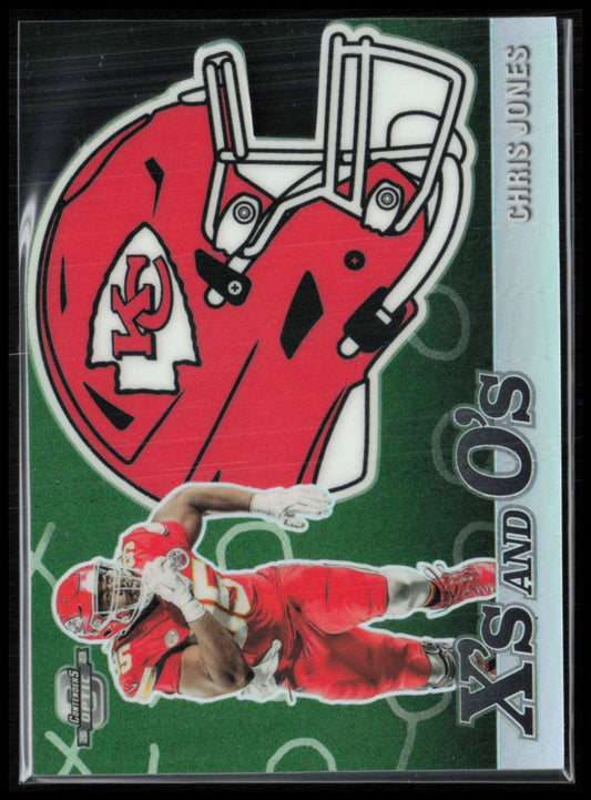Chris Jones X's and O's Die-Cut 2023 Contenders Optic
