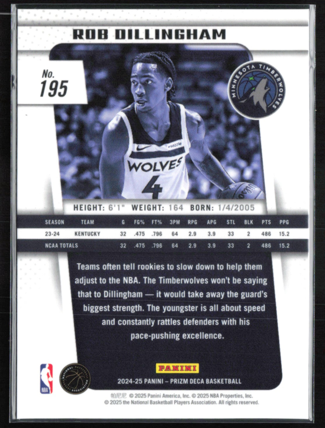 Rob Dillingham RC