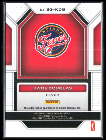 Katie Douglas Auto Signatures