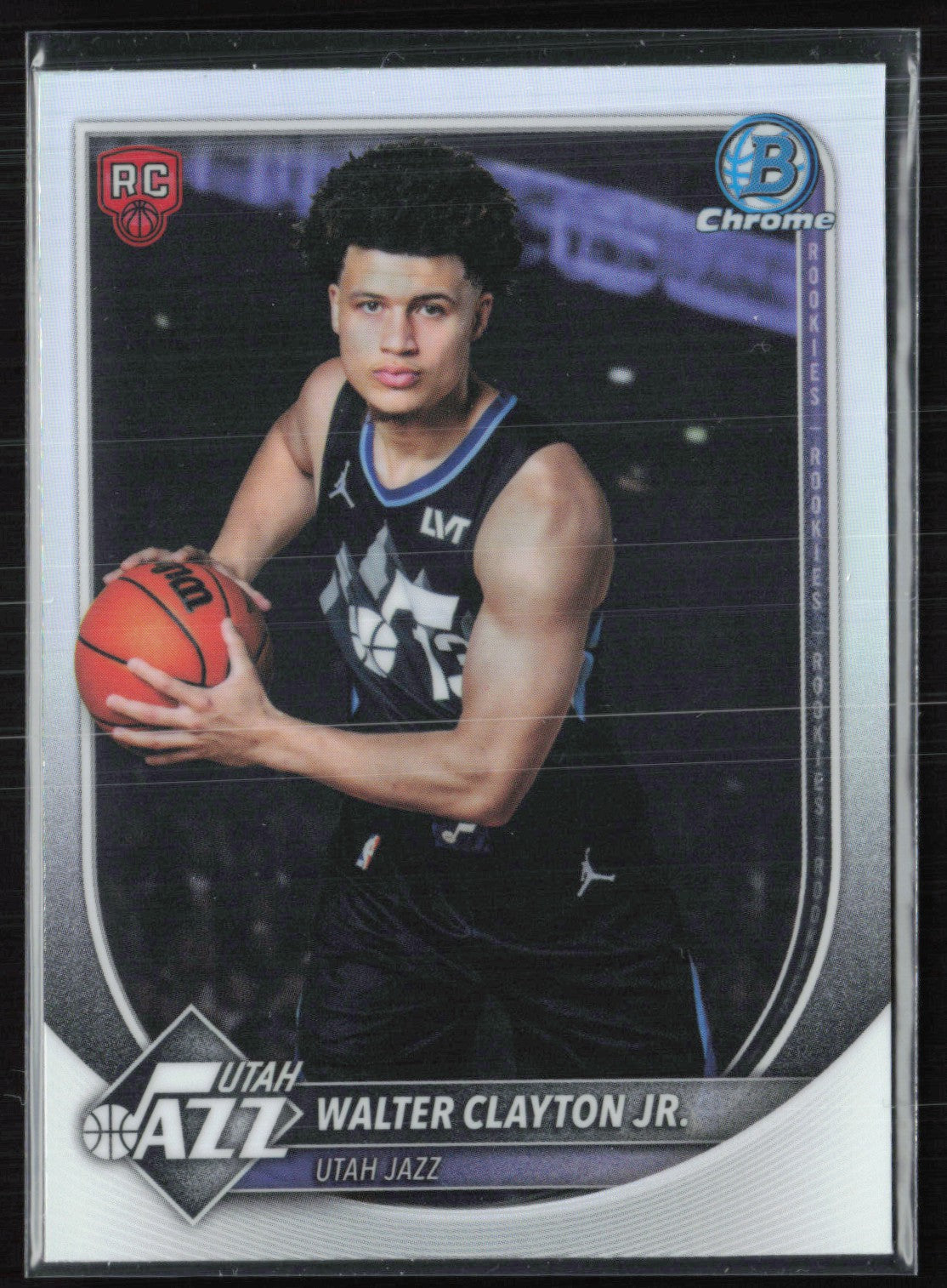 Walter Clayton Jr. RC Red Rookie Logo