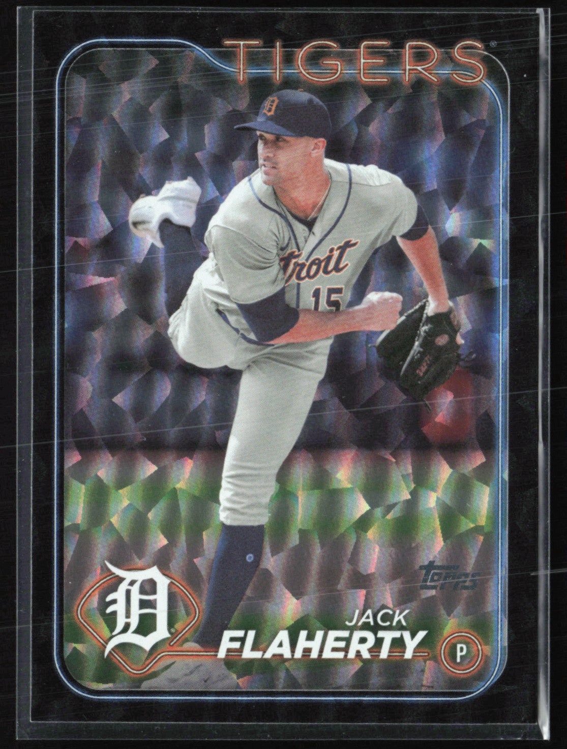 Jack Flaherty Black Crackle Foil