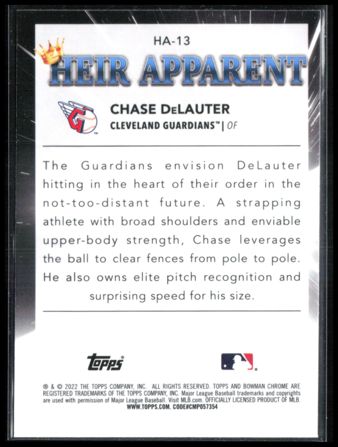 Chase DeLauter Prospect