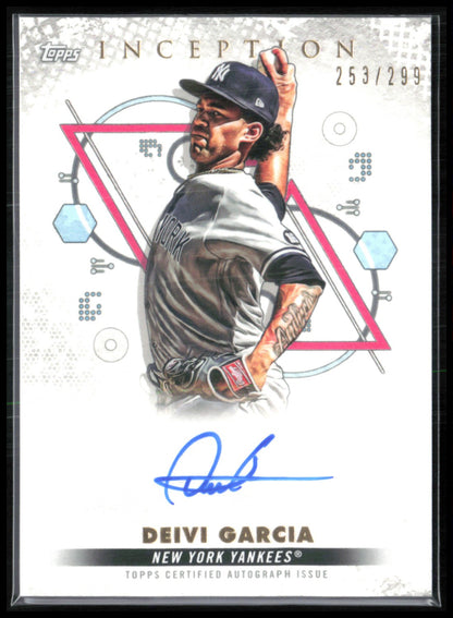 Deivi Garcia Auto /299 2022 Topps Inception