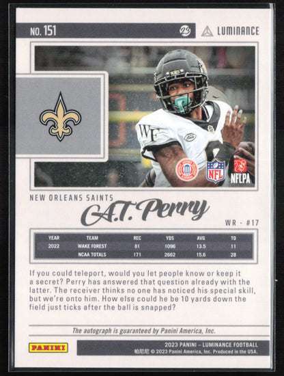 A.T. Perry RC Auto /100