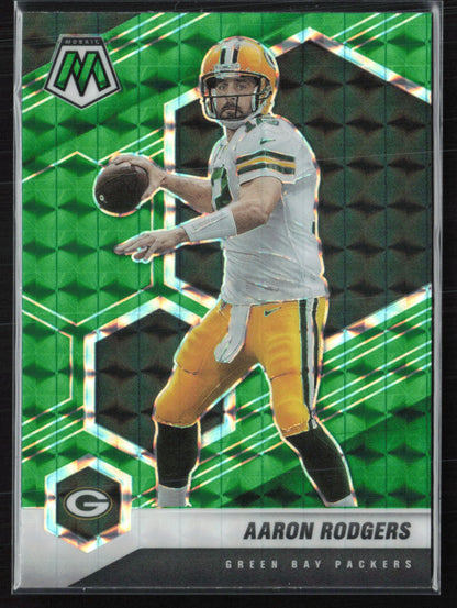 Aaron Rodgers Green Mosaic