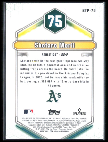 Shotaro Morii Top 100
