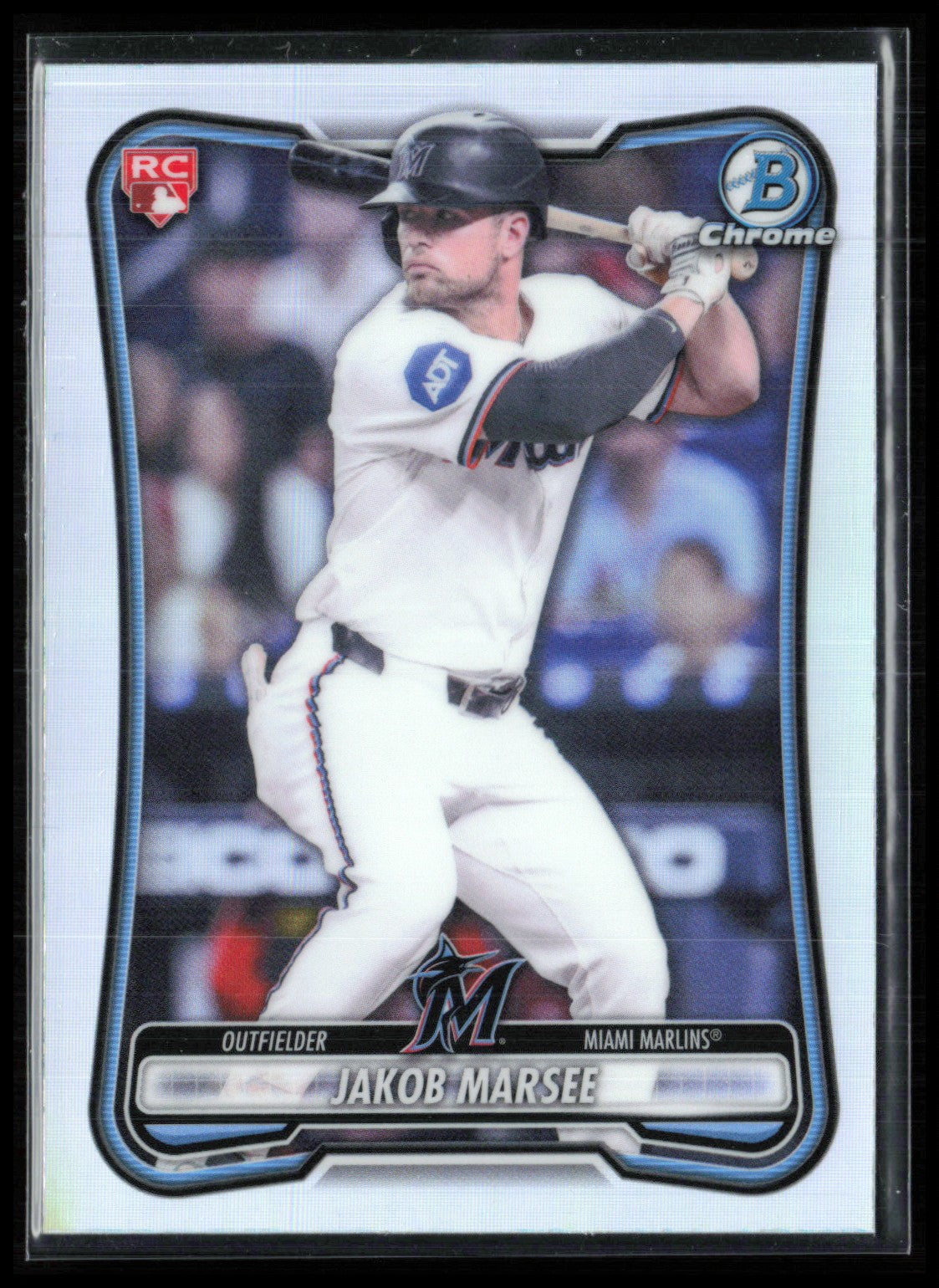 Jakob Marsee RC Red Rookie Logo