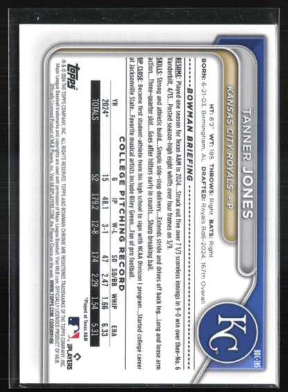 Tanner Jones 1st Bowman