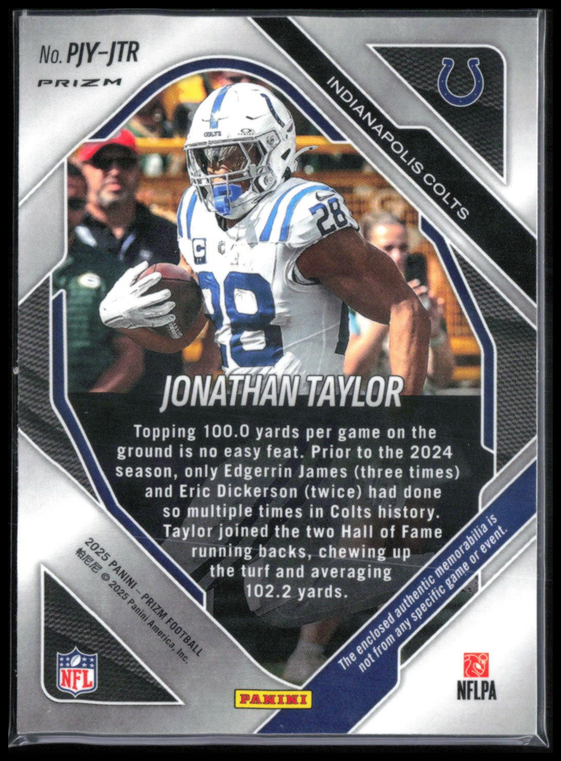 Jonathan Taylor Green Pulsar Mem