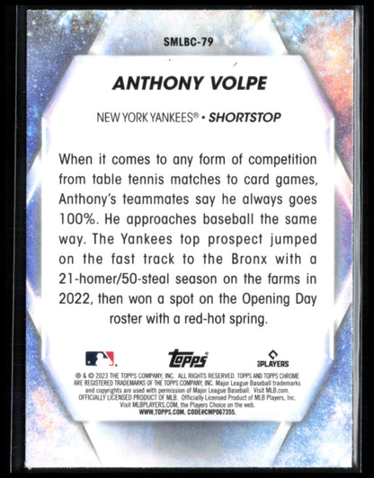 Anthony Volpe RC Topps Chrome