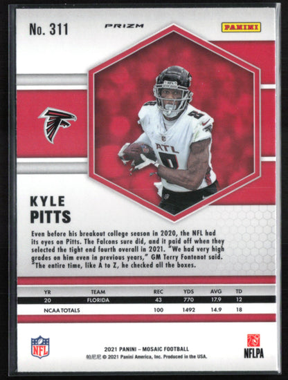 Kyle Pitts RC Holo 2021 Mosaic