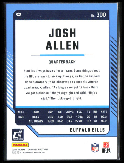 Josh Allen Green Press Proof