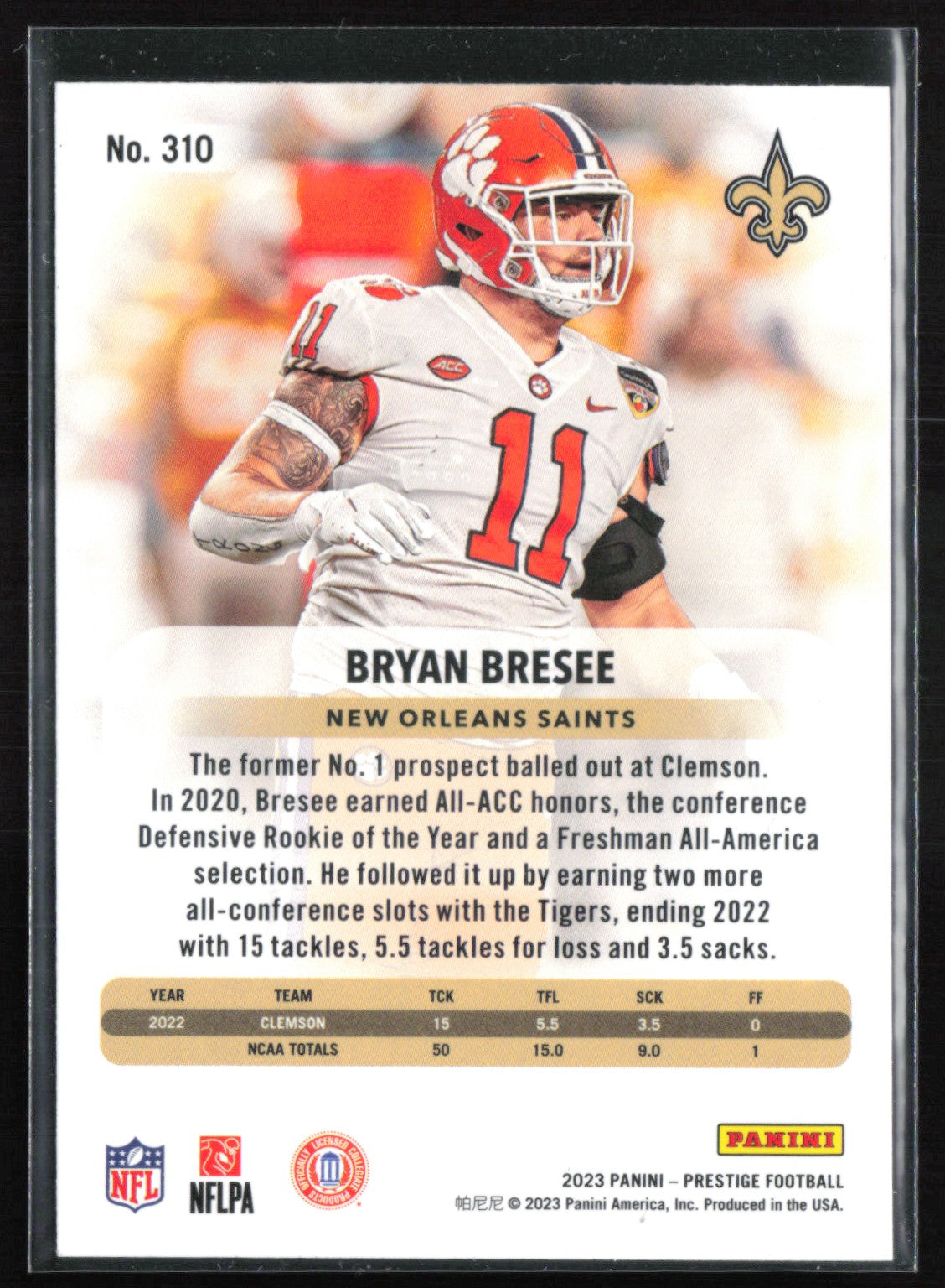 Bryan Bresee RC Xtra Points