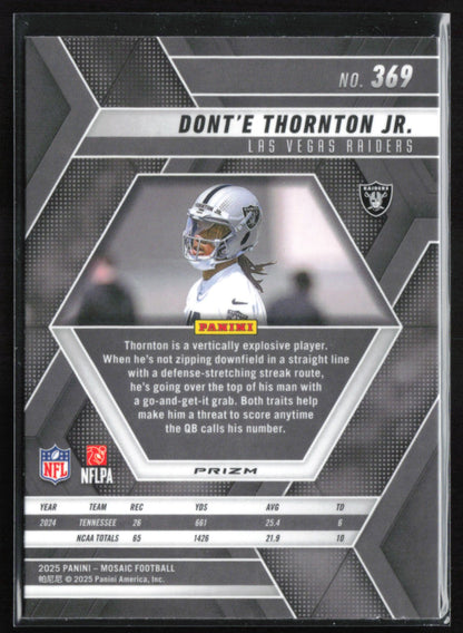 Dont'e Thornton Jr. RC Red White