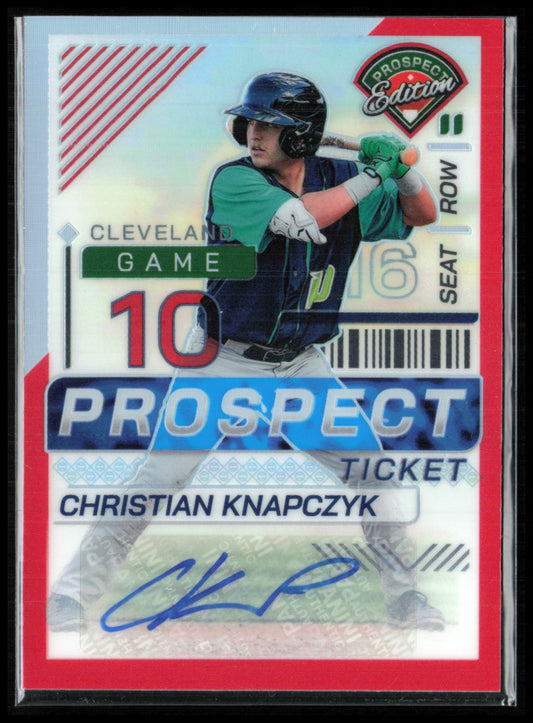 Christian Knapczyk Propsect Ticket Auto /199