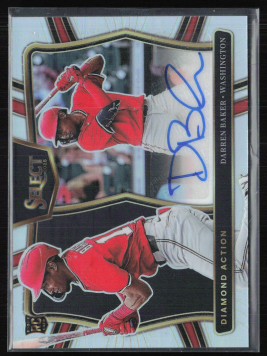 Darren Baker Auto Diamond Action Silver