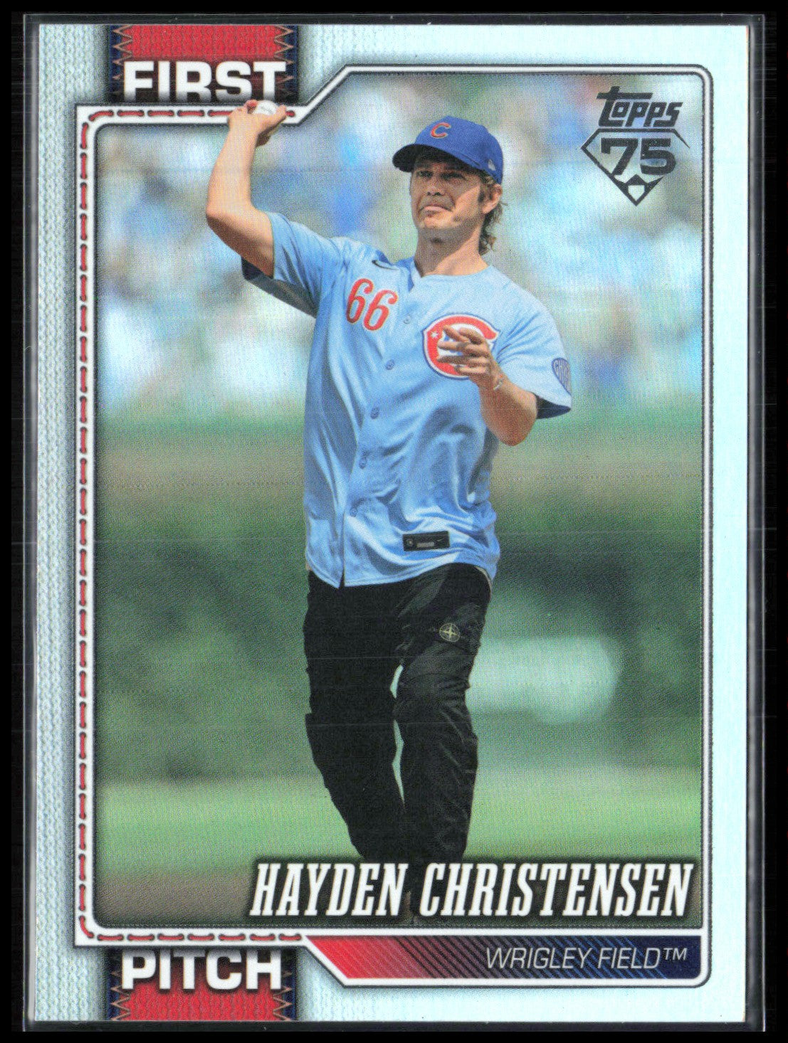 Hayden Christensen Rainbow Foil First Pitch