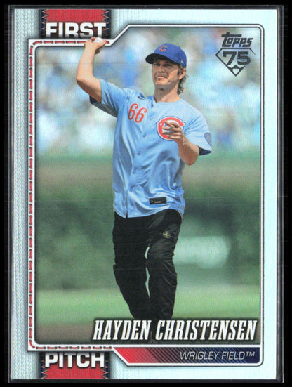 Hayden Christensen Rainbow Foil First Pitch