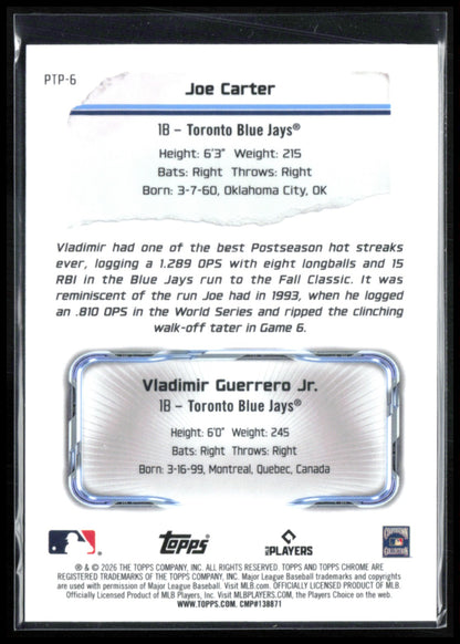Joe Carter / Vladimir Guerrero Jr