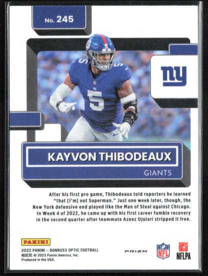 Kayvon Thibodeaux RC Purple Shock
