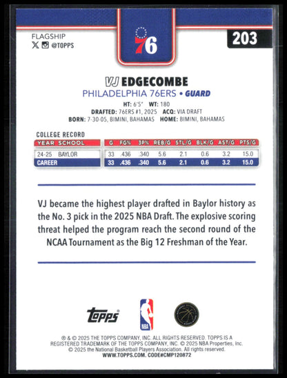 VJ Edgecombe RC Rainbow Foil