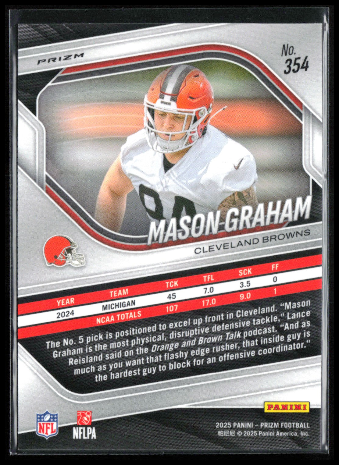 Mason Graham RC RWB