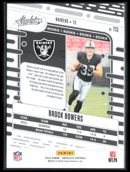 Brock Bowers RC