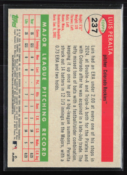 Luis Peralta RC Logofractor /499