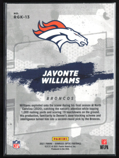 Javonte Williams RC