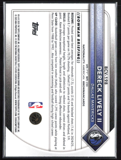 Dereck Lively II Blue Shimmer /150