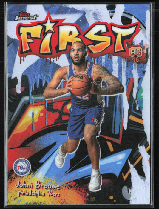 Johni Broome RC First Refractor 2025 Topps Finest