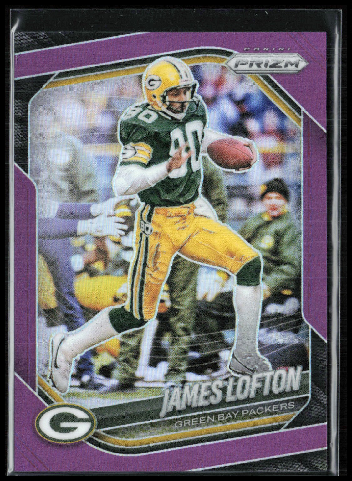 James Lofton Purple Prizm /125
