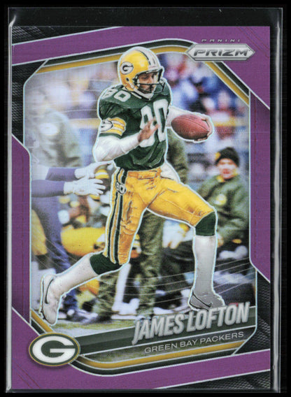 James Lofton Purple Prizm /125