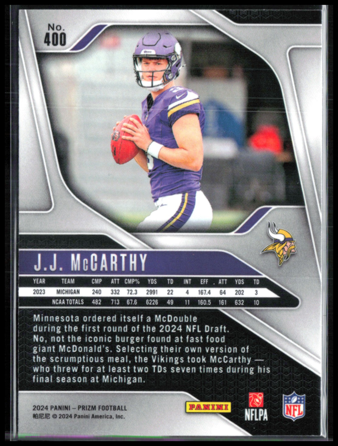 J.J. McCarthy RC