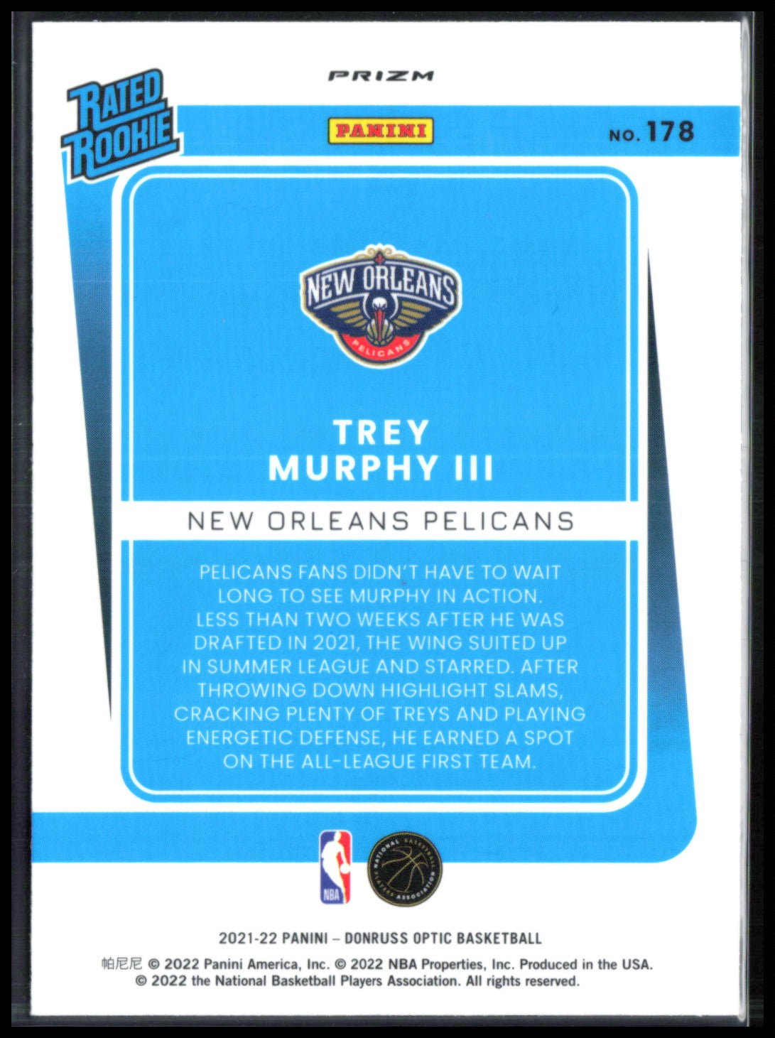 Trey Murphy III RC Blue Velocity