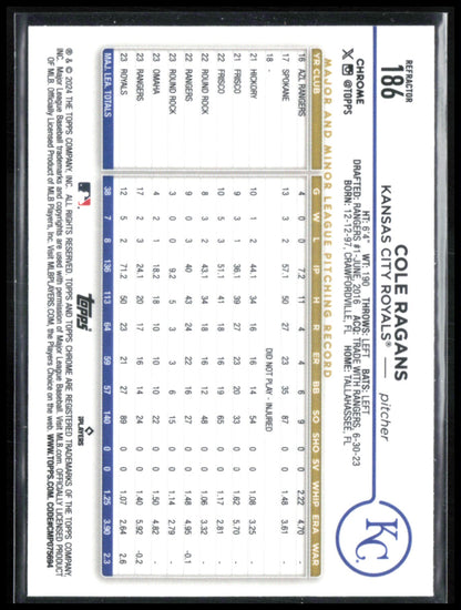 Cole Ragans Refractor