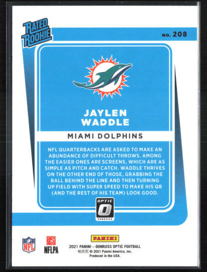 Jaylen Waddle RC Rated Rookie