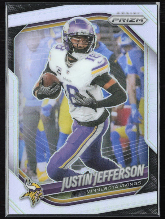 Justin Jefferson Silver Prizm