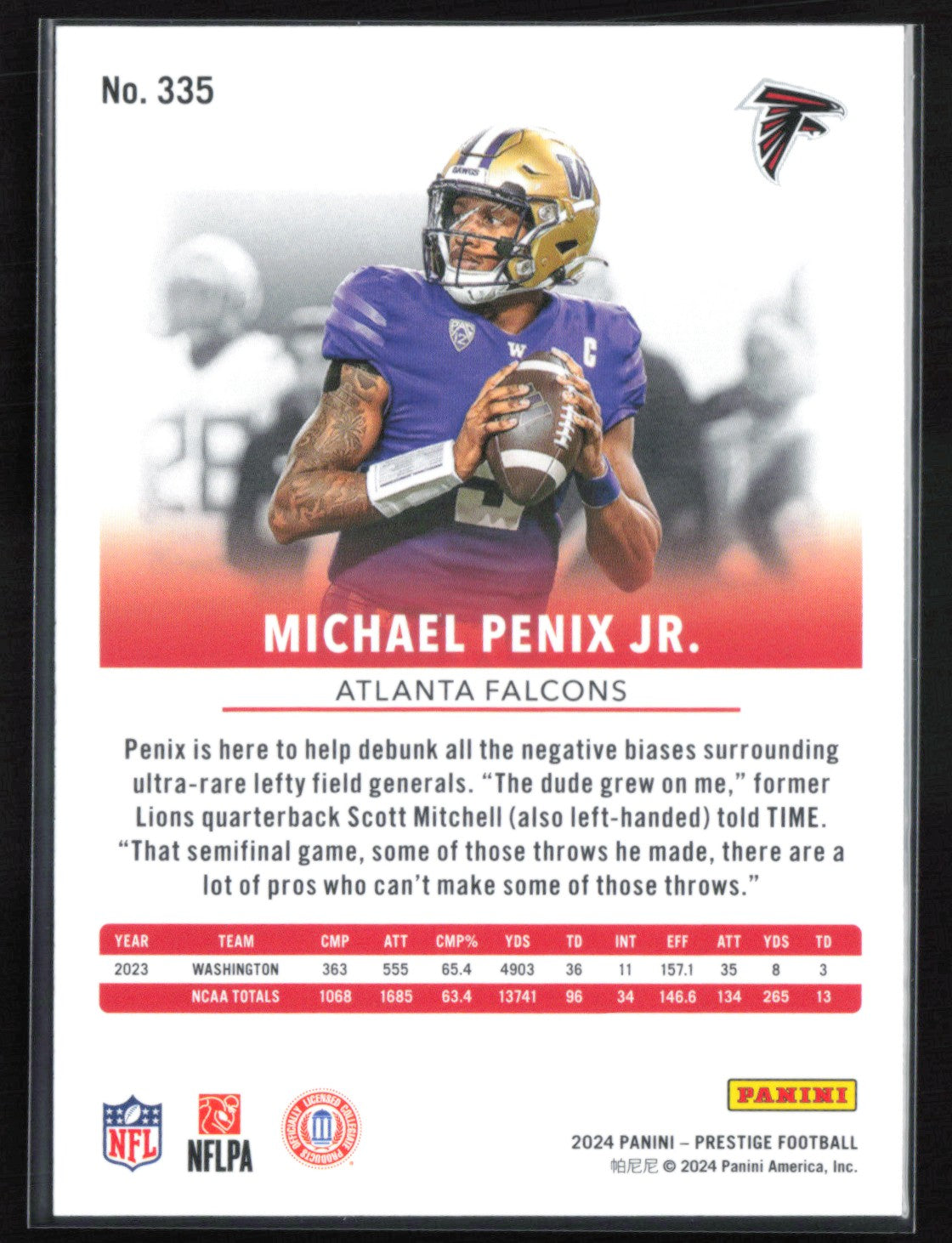 Michael Penix Jr. RC