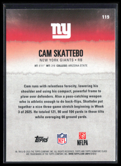 Cam Skattebo RC
