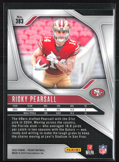 Ricky Pearsall  RC 2024 Prizm