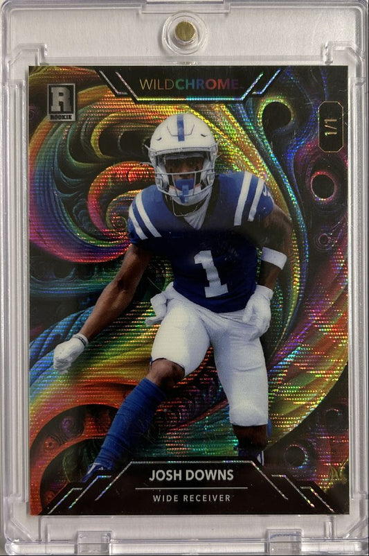 Josh Downs 1/1 RC Wild Chrome