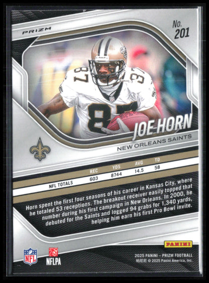 Joe Horn Silver Prizm