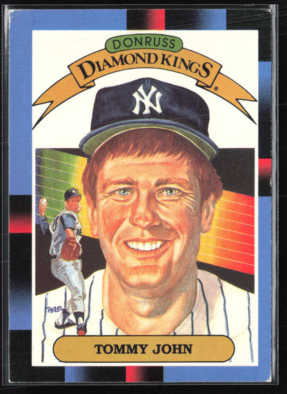 Tommy John 1987 Donruss Diamond Kings