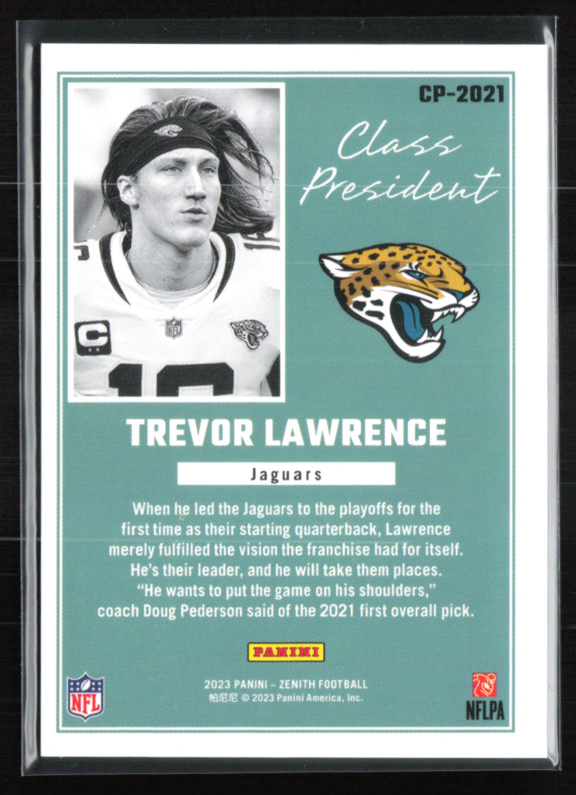 Trevor Lawrence Class President