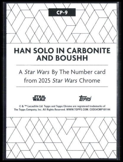 Han Solo in Carbonite and Boushh (Star Wars by the Number) CP-9