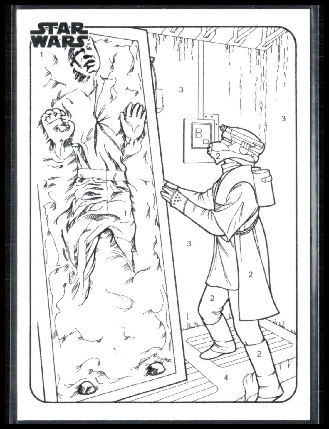Han Solo in Carbonite and Boushh (Star Wars by the Number) CP-9