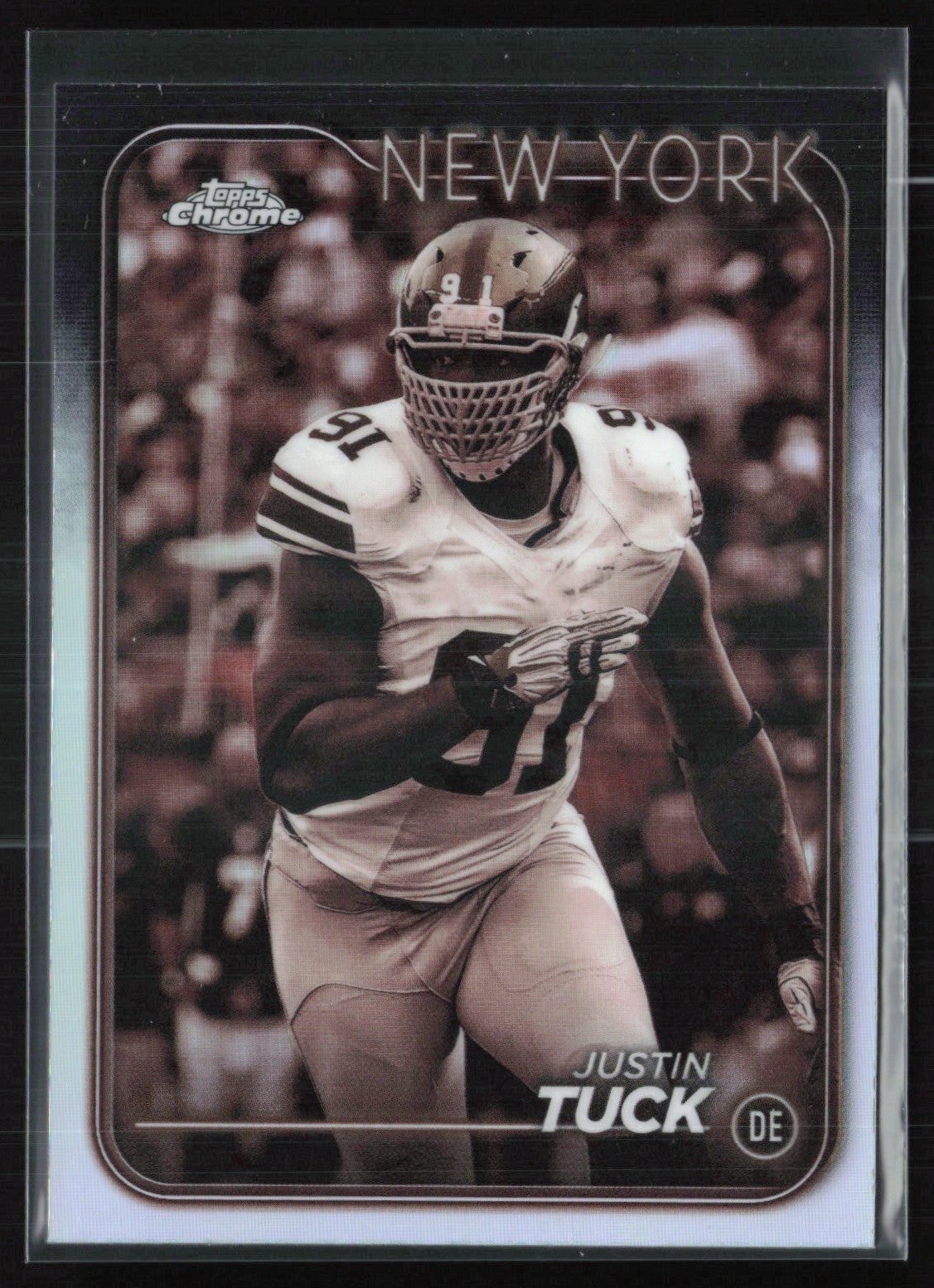 Justin Tuck Sepia Refractor